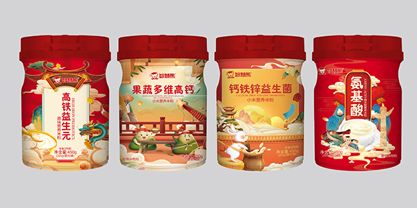 智慧熊高铁益生元原味营养米粉 科学配比，为宝宝健康加分